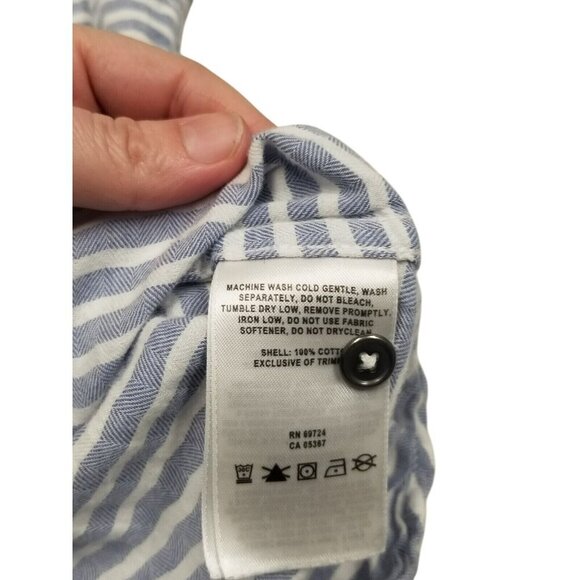 Columbia Sportswear Company Striped Long Sleeve Button-Up‎ Shirt L - Picture 11 of 11